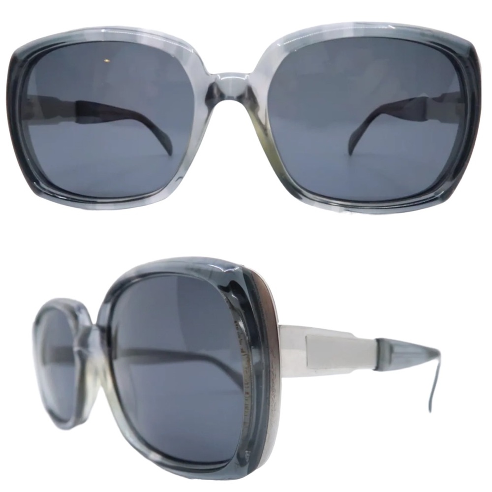 1970s METZLER Oversized Sunglasses in Gray, Made in Germany, Unisex